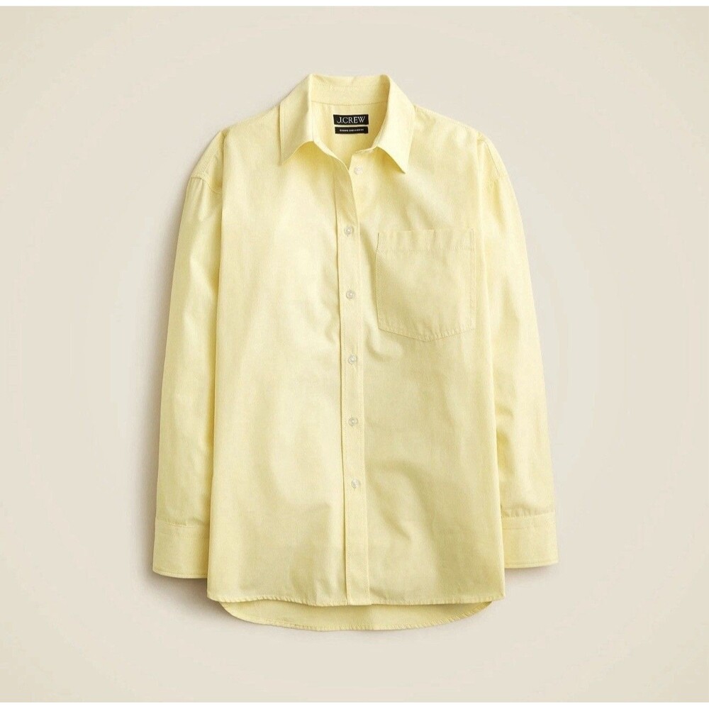 J. Crew Pale Yellow Button-Up Shirt
